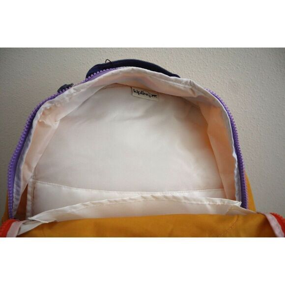 Kipling KIA5L4-7CY Women's Spicy Gold Yellow 15" Laptop Seoul Backpack - Picture 12 of 15